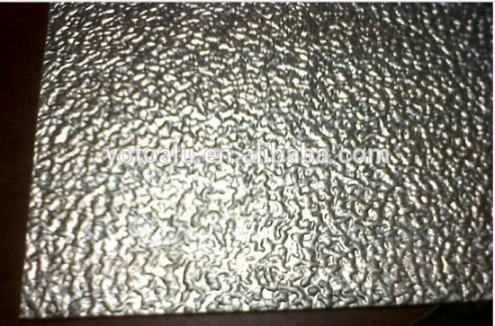 0.36mm thickness aluminium stucco embossed sheets