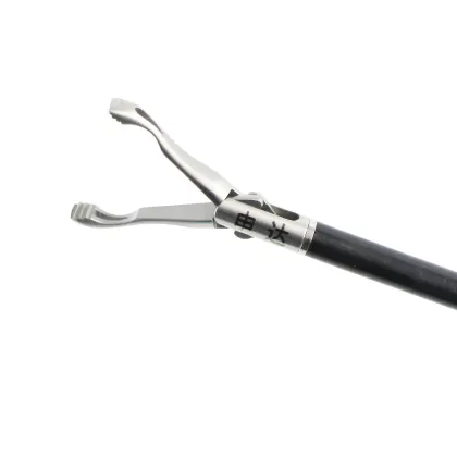 Single Action Laparoscopy Scissors with Enhanced Cutting