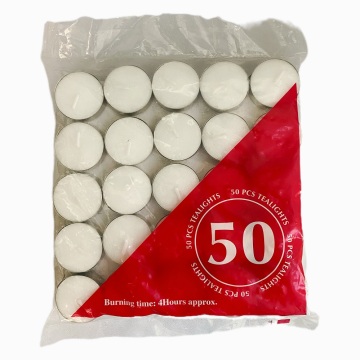 100PACK-Paraffin wax tea light candle