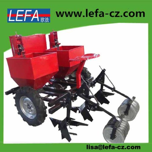 20-35HP tractor dragged two row garlic planter machine