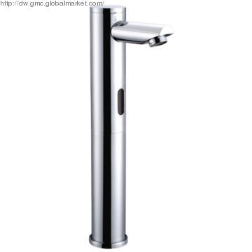 brass self  closing washbasin bathroom  sensor tap