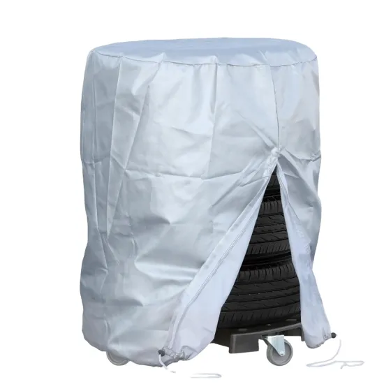 Polyester Oxford 300D Silver Coated Sun Uv Proof Waterproof Stacked Tire Protector Covers