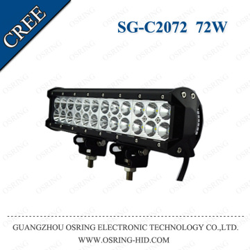 OSRING Warranty 18 Mothes IP67 12V-30V 72W C REE 2 Row SPOT FLOOD Combo Car led light bar 12 inch