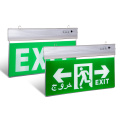 Double side acrylic emergency exit signage lights