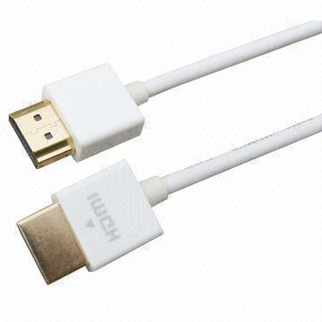 HDMI AM to AM Ultra-thin Cable, Designed for High Frequency Digital Signal