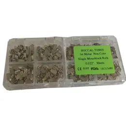 50Pcs Dental Orthodontic Single Buccal Tube