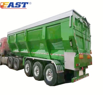 EAST Automatic Belt Discharge Crawler Dump Semi Truck Trailer