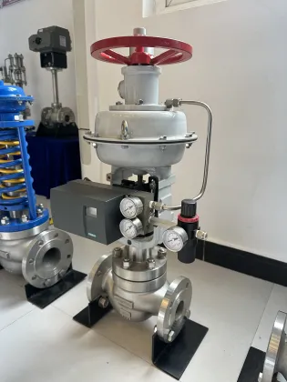 China Intelligent Pneumatic Fluoroplastic Film Steam Flow Control Valve