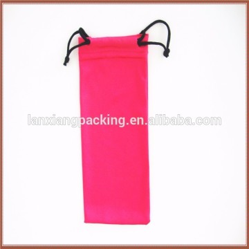 Fashionable Double Drawstring Custom Microfiber Pouch