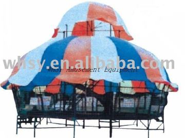 Playground equipment ride Octagon Spring Trampoline