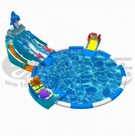 kids inflatable bouncer water slide for sale