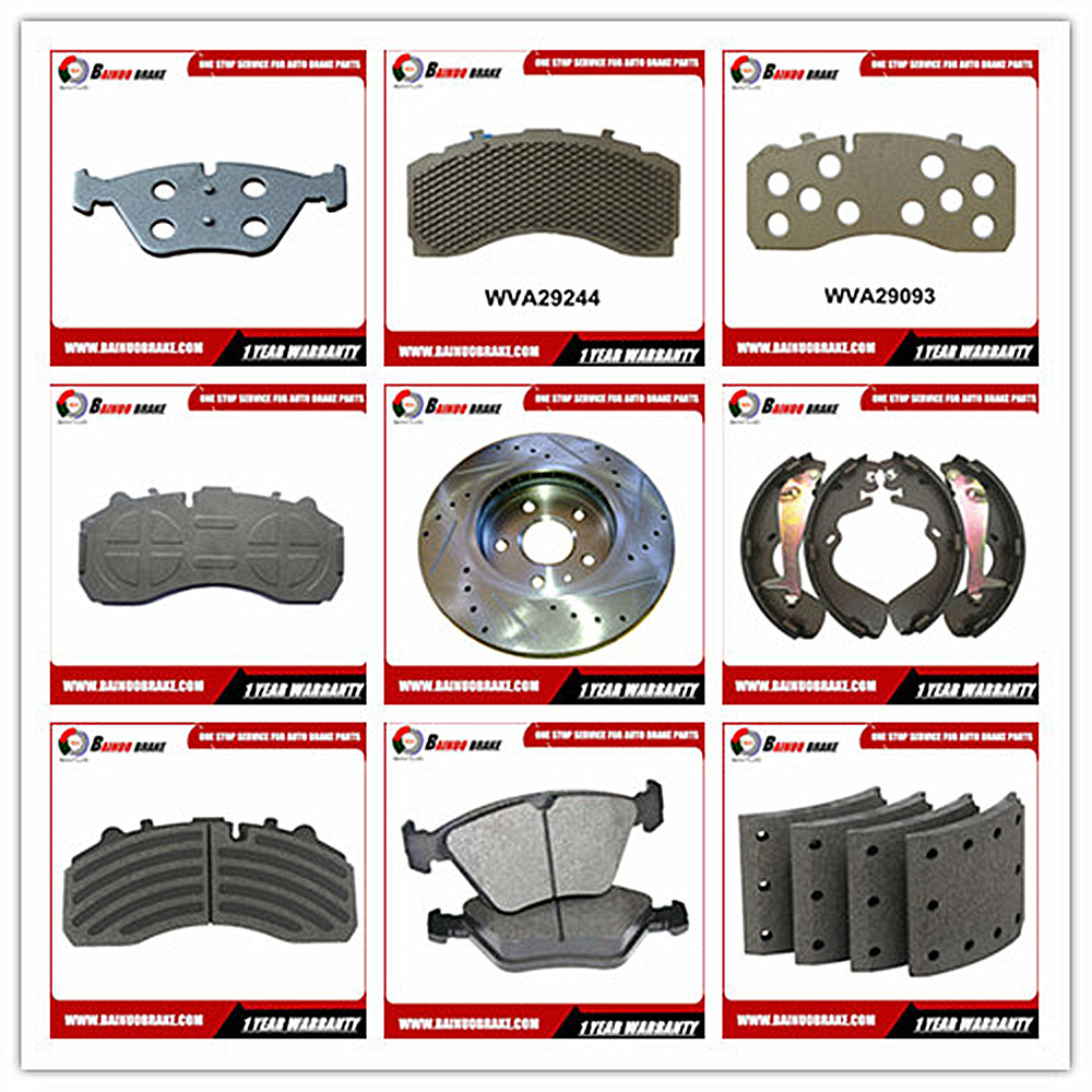 Backing Plate Brake Pad Shoe Disc Lining