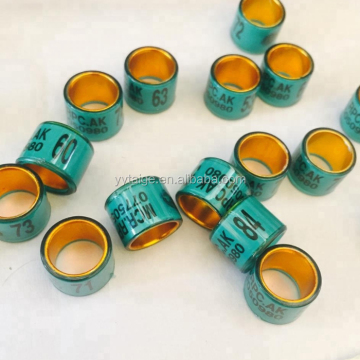 Customized Aluminum Multi-Size Colorful Pigeon Rings and Bird Accessories