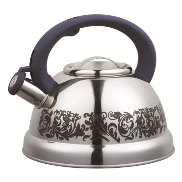 Panitng Red Flower Pattern Whistling Kettle