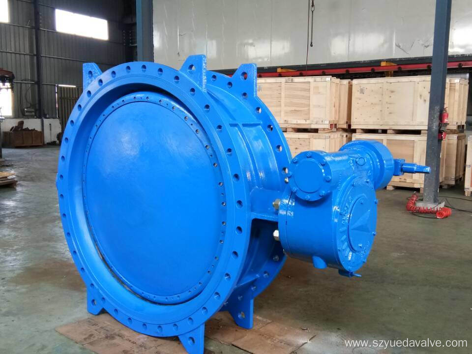 Butterfly Valve Flange Type with Gearbox and Cap