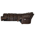 Good Quality Living Room Leather Power Corner Sofa