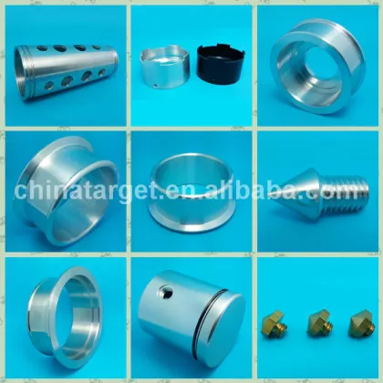 lathe work brass piece cnc broach machine