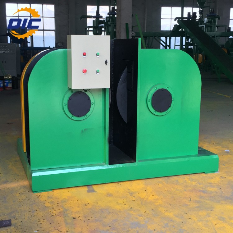 Recycling used scrap tire steel wire separator machinery