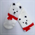 Chaussettes de Noël à chaud mignon ours