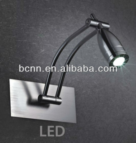 B-B005L 3W LED modern wall mount bedroom reading light design