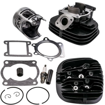 66mm Cylinder Top End Kit with Piston Rings and Gasket for Yamaha YFS200 Blaster, DT200, 1988-2006 Models