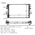 Radiateur pour Volkswagen Transporter T5 Numéro OEM 7H0121253F