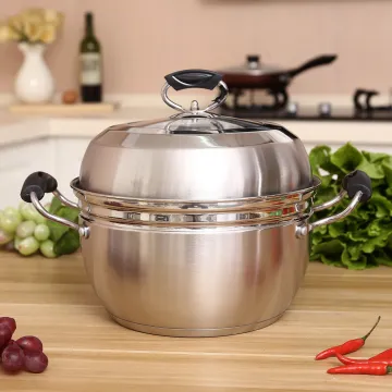 Top Quality Cookware Food Grade Stainless Steel Steam Pot