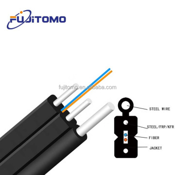 Factory Price Optical Fiber Drop Cable - Outdoor/Indoor 1-3 Core G657A1/A2 FTTH Flat Type