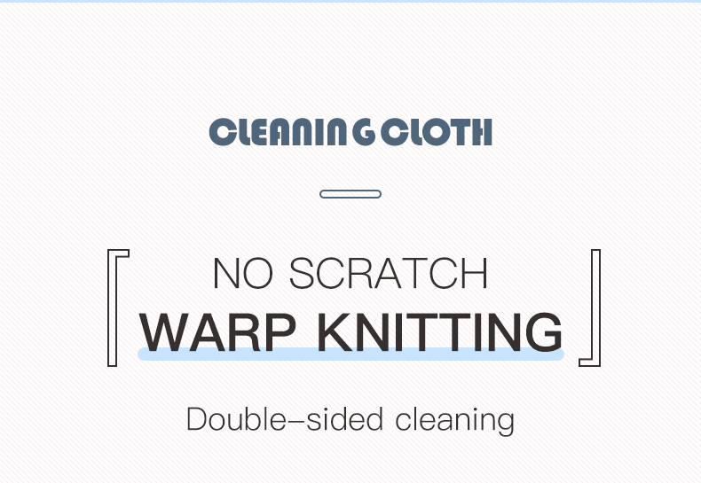 Warp Knitted Cleaning Cloth