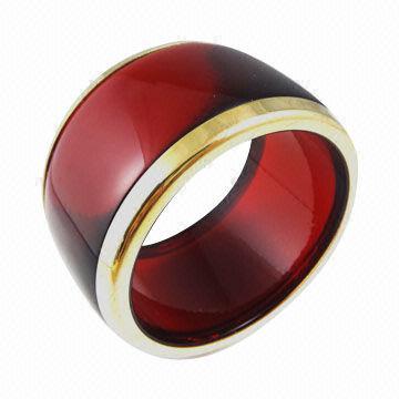 Baru tiba adat istiadat yang berwarna-warni Pearlescent Resin besar Bangle
