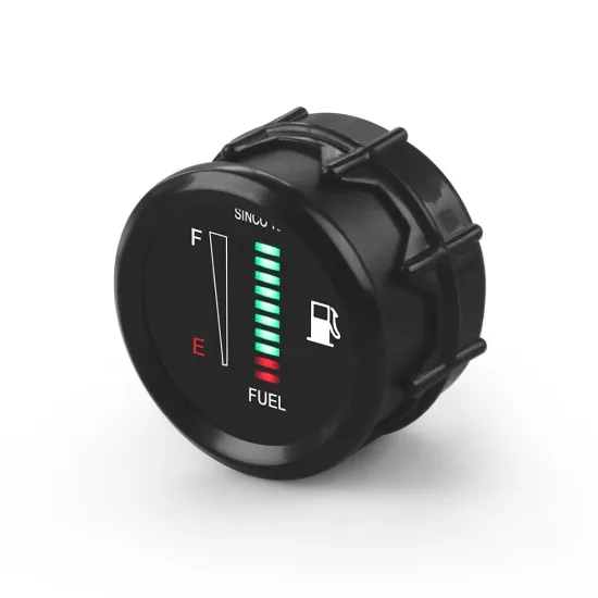 Universal 2" 52mm Digital Fuel Level Gauge with Fuel Sensor for Cars, Operates on 8-18V