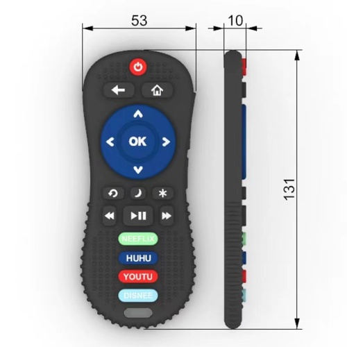 Hot sales Silicone baby remote controller teether