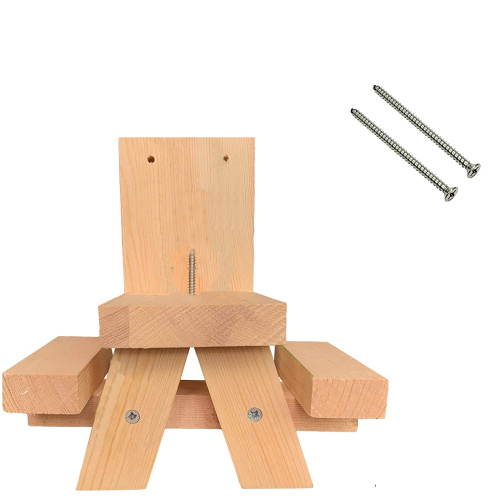 EASTOMMY Squirrel Feeder Picnic Table