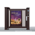 Aluminum Access Control System with Automatic Speed Swing Gate and ID Card Door