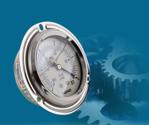 Hydraulic pressure gauge connector for hydraulic cylinder