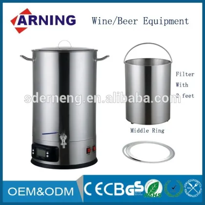 Stainless Steel Electric Beer Mash Tun/ Three in One/ Prefect Beer Brewing Maker