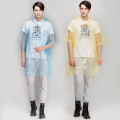 One time use plastic disposable pe rain poncho material