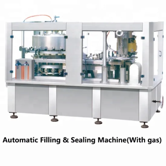 Automatic Beer Can Filling Machine, Carbonated Drinks Can Filling Sealing Machine