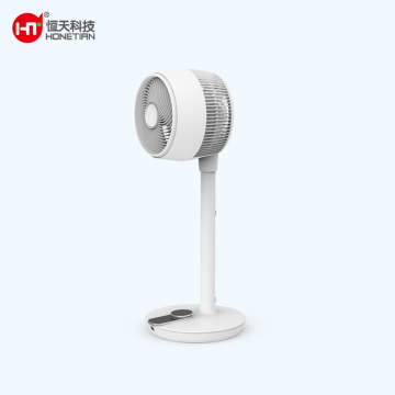 HONETIAN LED display 14 speeds 4 modes 8 timer remote control 9 inches DC circulator custom colors indoor plastics stand fan