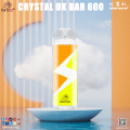 Crystal Ok Bar Cigarrillo electrónico 600 pod