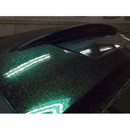 Diamond Metallic Shine Green Car Envoltório Vinil
