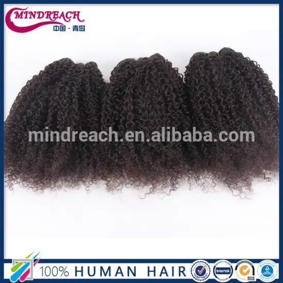Top quality 100% unprocessed raw virgin hair wholesale afro kinky curly human hair