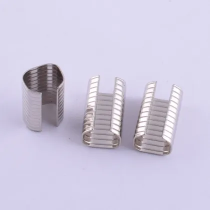 Silver Color 11mm Metal Rope Cord End Fasten Clip for Gifts