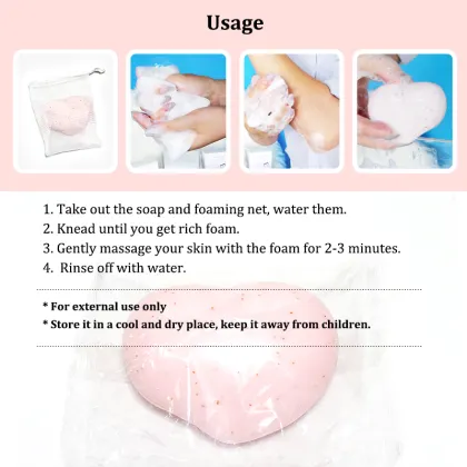Handmade Black Oily Skin Care Soap for Skin Lightening and Whitening with Zero Artificial Extracts