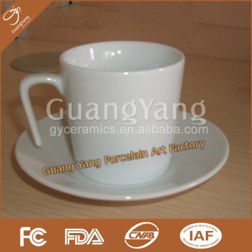 S/6 90cc porcelain & ceramic & china coffee cup and saucer set Item No.GY-BE