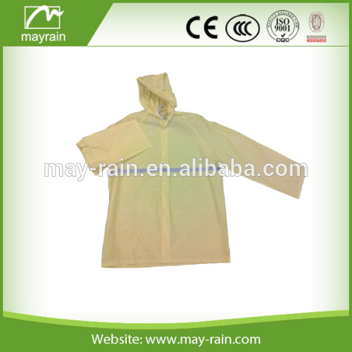 Easy-carrying PVC rainwear for adult raincoat