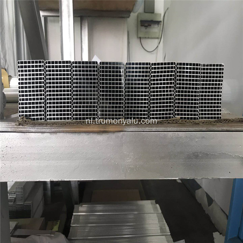 Aluminium platte buis met meerdere gaten voor radiator