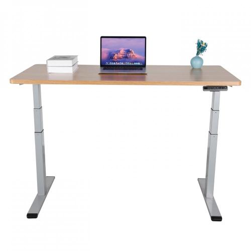 Altura, mesa de escritório ajustável, desktop de madeira