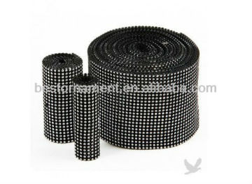 Black Diamond Mesh Ribbon