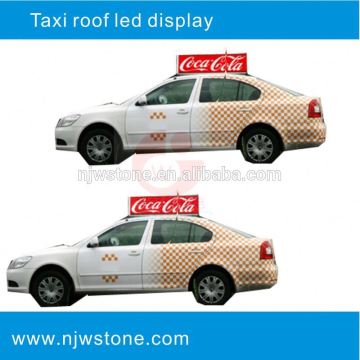 high refresh taxi advertisment box for led display